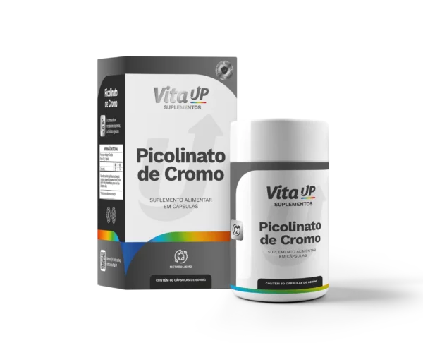 Vita UP PICOLINATO DE CROMO c/ 60 cáps.